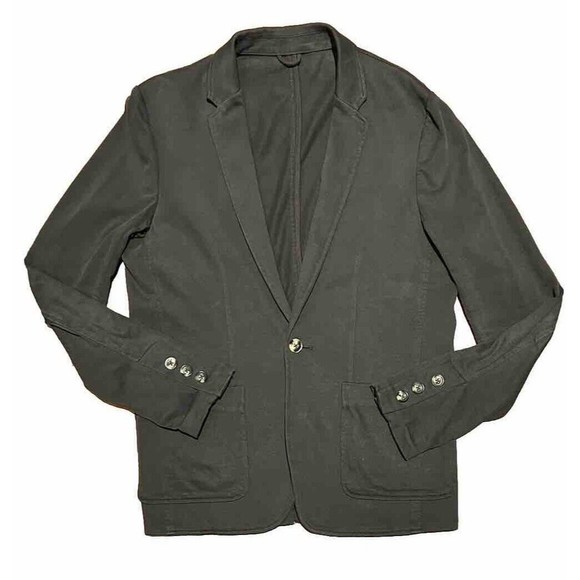 Marine Layer Men's  Duke Blazer Blue Size 38 Regular Jersey Knit Unstructured - Picture 2 of 9